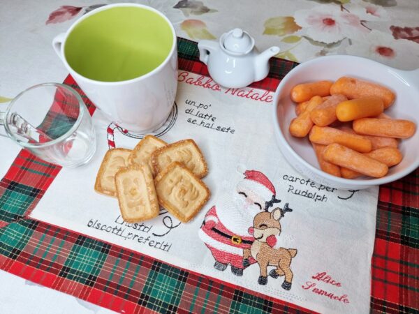 tovaglietta merenda colazione americana natalizia