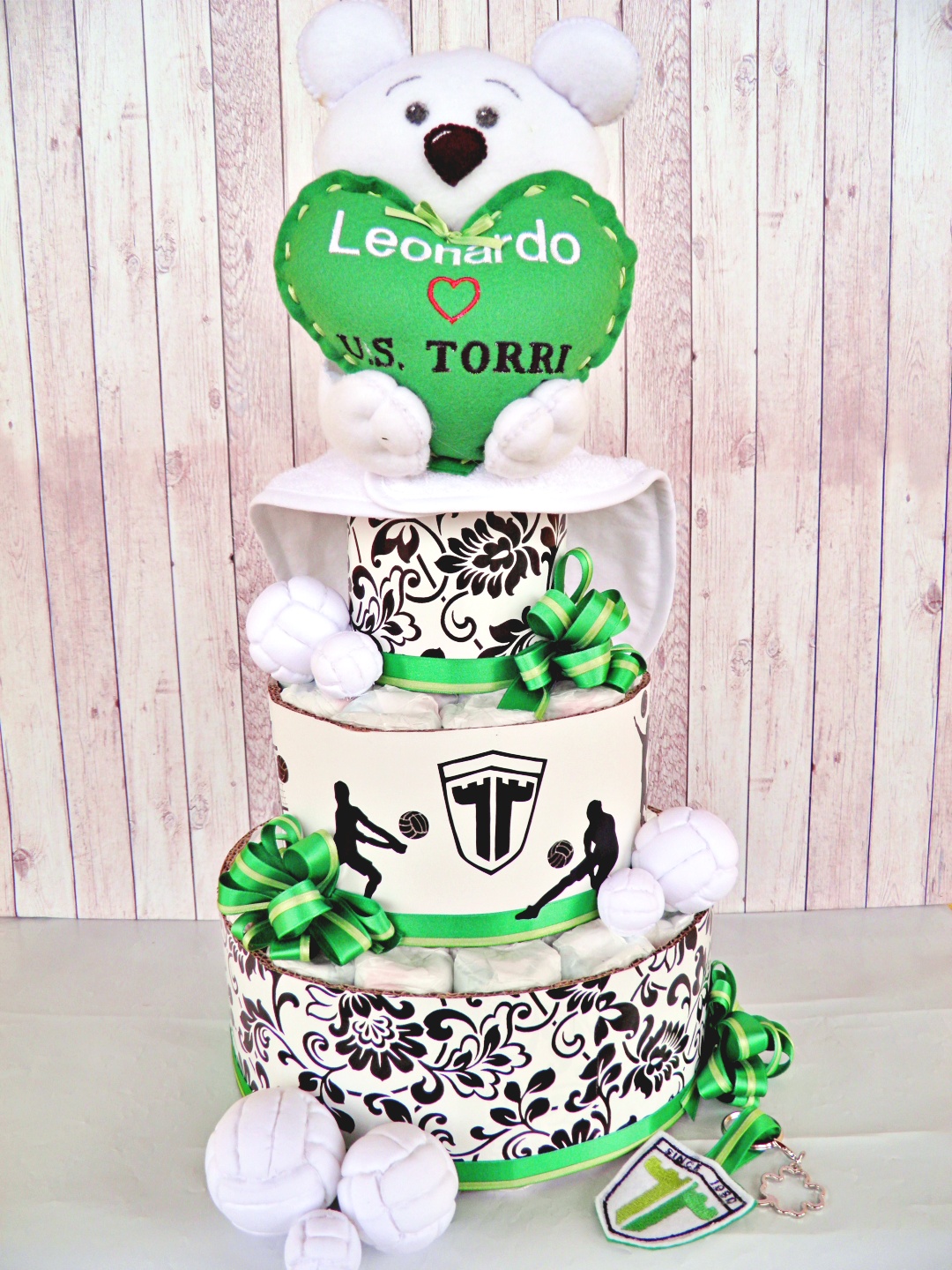 torte pannolini Vicenza composizioni idee regalo personalizzato nascita bambino bambina bimbi bimbe silvia mogentale fatto a mano
