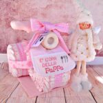torta pannolini Vicenza idea regalo personalizzata nascita bambina