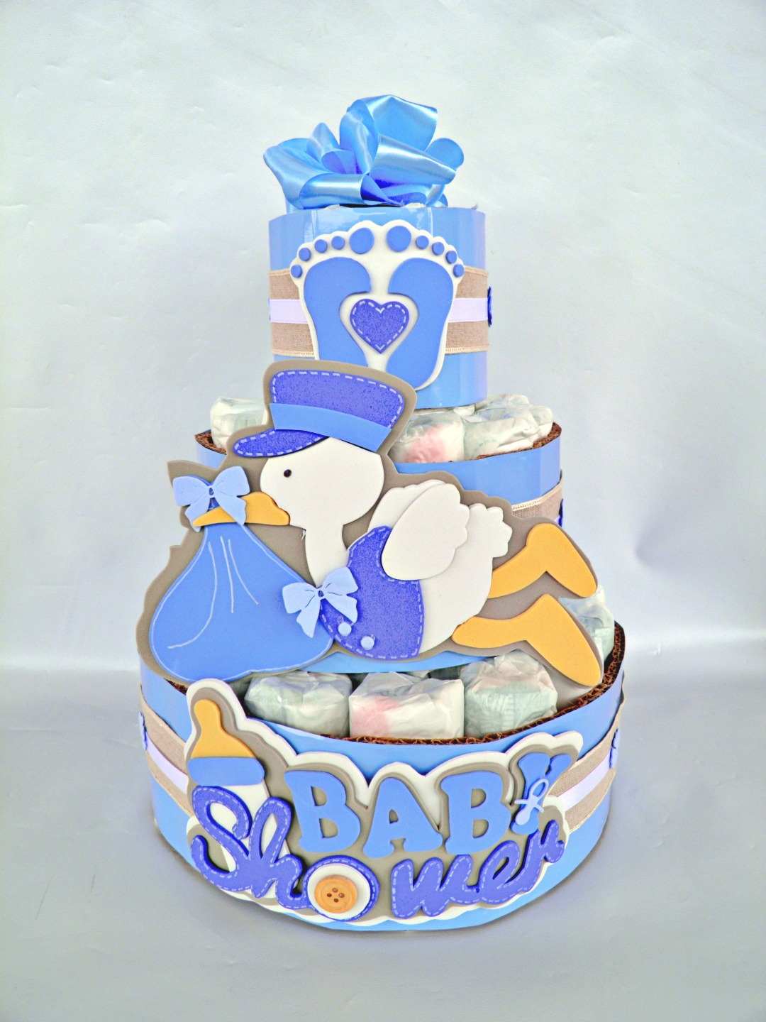 torte pannolini Vicenza Italia composizioni originali idee regalo nascita fatto a mano personalizzato bambino bambina bimbi bimbe silvia mogentale