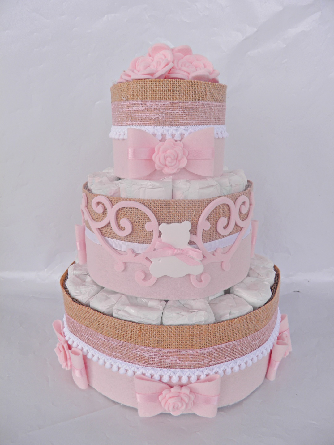 torte pannolini Vicenza Italia composizioni originali idee regalo nascita fatto a mano personalizzato bambino bambina bimbi bimbe silvia mogentale