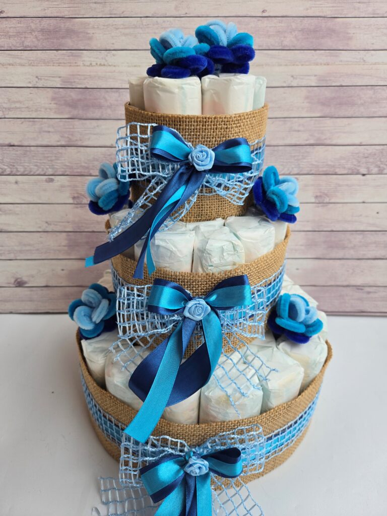 torte pannolini Vicenza Italia composizioni originali idee regalo nascita fatto a mano personalizzato bambino bambina bimbi bimbe silvia mogentale