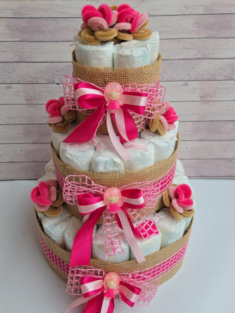 torte pannolini Vicenza Italia composizioni originali idee regalo nascita fatto a mano personalizzato bambino bambina bimbi bimbe silvia mogentale